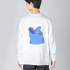 万福遐福商店のバンカフちゃん×NOZOMI様 suzuri限定グッズ Big Long Sleeve T-Shirt