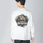 MR,BRAINオフィシャルグッズのロゴT_スカル Big Long Sleeve T-Shirt