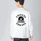 OTONORI RECORDSのOTONORI RECORDC ブランドロゴ ビッグシルエットロングスリーブTシャツ