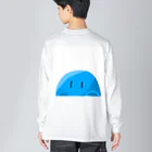 グッズ販売の魔物。の覗く魔物のスーパー販売物 Big Long Sleeve T-Shirt