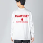 alt_203のCAUTION ビッグシルエットロングスリーブTシャツ