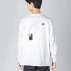 海賊猫 cocoの愛猫♱虹の橋♱ねこてんし① ペットロス Big Long Sleeve T-Shirt