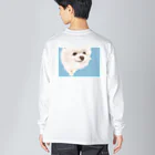 @yuunassyのモコ Big Long Sleeve T-Shirt