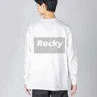ROCKYのgray-heart- Big Long Sleeve T-Shirt