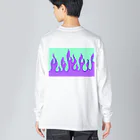 Niebuhrのfire Big Long Sleeve T-Shirt