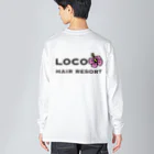 LOCO.AYAのLOCO HAIR RESORTオリジナルグッズ ビッグシルエットロングスリーブTシャツ