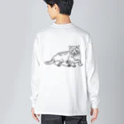 alligator_artの生まれ変わったら猫になりたい Big Long Sleeve T-Shirt