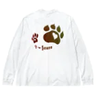 P➛fam.comのP➛KUMAちゃん Big Long Sleeve T-Shirt