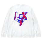 LaffinのLOOK ME！！ Big Long Sleeve T-Shirt