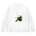 TarGet！のfishing boy Big Long Sleeve T-Shirt