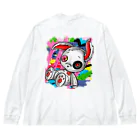 zombie6824のレインボーうさぴょん Big Long Sleeve T-Shirt