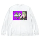 BuddhismのXOXOシリーズ【Hanyna】Ver.PURPLE Big Long Sleeve T-Shirt