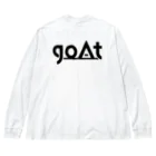 goAtのgoAtオリジナルグッズ：ホワイト Big Long Sleeve T-Shirt