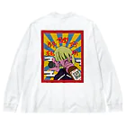 The Kitchen Drunkersの酔狂少女シリーズ Big Long Sleeve T-Shirt