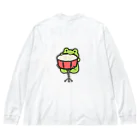 かえるとこももの無機質可愛いかえるくん〜スネア〜 Big Long Sleeve T-Shirt