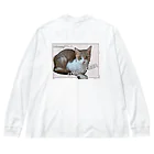 nekousagi*∩..∩のこころちゃんの自画像？【nekousagi*∩..∩ロゴ入り】 Big Long Sleeve T-Shirt