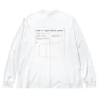 Rainのサルサ記念 Big Long Sleeve T-Shirt