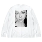 JADEのモノクロwatashi Big Long Sleeve T-Shirt