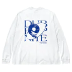 DUBPOPNITEANDMOREのDPN11 / BIG SILHOUETTE L/S TEE (blue nite) Big Long Sleeve T-Shirt