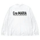 Cre:MARIAのCre:MARIAロゴショット ビッグシルエットロングスリーブTシャツ