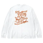 smokes in the cafeのDeep down ビッグシルエットロングスリーブTシャツ