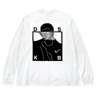 DSKB（ドスケベ:DoiSK8Boardingclub）のDSKBロゴ+UNCLE Big Long Sleeve T-Shirt