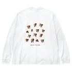 さかなの犬は唐揚げによく似てる Big Long Sleeve T-Shirt