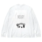 MAISON TSUKUNEのSay HELLO! ビッグシルエットロングスリーブTシャツ