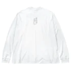 ハピハピたぬきのごはーんちびかず(グリーン) Big Long Sleeve T-Shirt