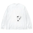 kobutadaのしがみつきあにまる-いぬ Big Long Sleeve T-Shirt