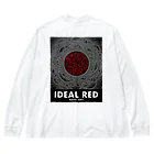 NAHO ISHII / 石井七歩のIDEAL RED ビッグシルエットロングスリーブTシャツ
