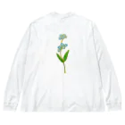 segasworksのForget me not（勿忘草と燕ちゃん） Big Long Sleeve T-Shirt