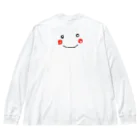 pinyako5502のニヤリくん ビッグシルエットロングスリーブTシャツ