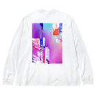 Peppermint | Mikaのpink collage  Big Long Sleeve T-Shirt