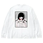 大慶 のだいけいロゴ（無彩色） Big Long Sleeve T-Shirt