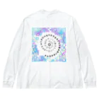 COCONUTchanのカタカムナウタヒ第5首第6首雨露デザイン Big Long Sleeve T-Shirt