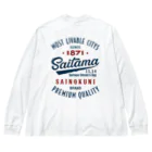 kg_shopの[★バック] Saitama -Vintage- (淡色Tシャツ専用) Big Long Sleeve T-Shirt