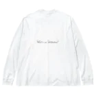 あらたんの絵画作品のやつの《What is our destination?》 Big Long Sleeve T-Shirt