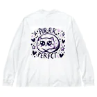 センターフィールドのスターライト猫 Big Long Sleeve T-Shirt