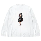 infinexus_dsgnのちびキャラ少女（Silver hair） Big Long Sleeve T-Shirt