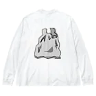 royro_desingの漂着物　海ごみのレジ袋 Big Long Sleeve T-Shirt