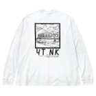 YUTANEKO公式ショップのゆたねこ　ボンネットバス Big Long Sleeve T-Shirt