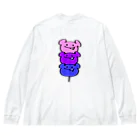 1000屋のカロリーベアだんご Big Long Sleeve T-Shirt