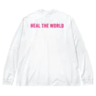 GreenCrystalのHeal the world ビッグシルエットロングスリーブTシャツ