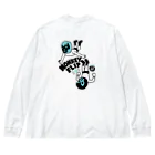 LUCHAの(バックプリント)MONKEY FLIP Big Long Sleeve T-Shirt