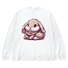 jir0-のふわふわうさぎ Big Long Sleeve T-Shirt