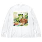 yuko_uのハピケロ〜ピクニック Big Long Sleeve T-Shirt