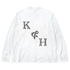 K&H official StoreのK&C バックシルエットTシャツ ビッグシルエットロングスリーブTシャツ