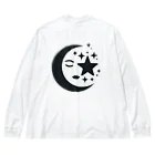 hanahanabiの月 Big Long Sleeve T-Shirt