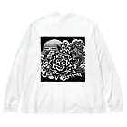 tooeの和華日　黒 Big Long Sleeve T-Shirt